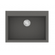Νεροχύτης Γρανιτένιος Sanitec Ultra Granite 815 70 1B (70X50) Pietra  (Γκρι) Βαρέως Τύπου με 1 Μεγάλη Γούρνα
